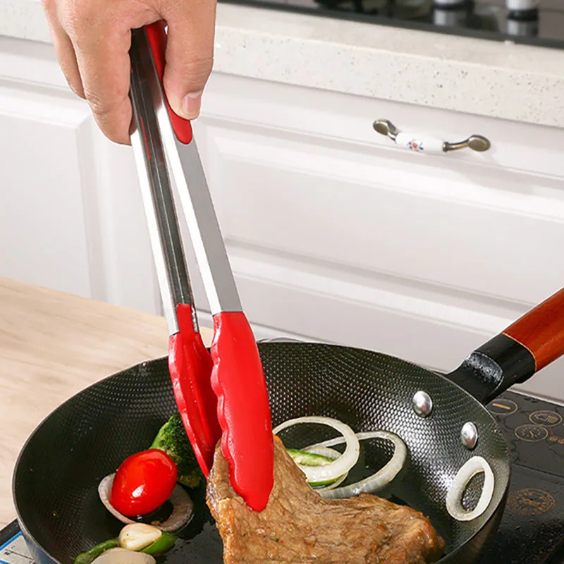 9 Inches Barbecue Clip Non-slip Silicone Food Clip High Temperature Resistance BBQ Baking Tools Kitchen Accessories
9 Inches Barbecue Clip Non-slip Silicone Food Clip High Temperature Resistance BBQ Baking Tools Kitchen Accessories