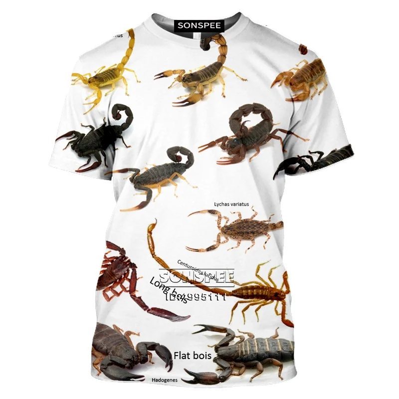 New Animals Desert Scorpion T shirt Men 3D Print T-Shirts Women Tshirt Casual Short sleeve Oversized Clothes Hip Hop Tee shirts
New Animals Desert Scorpion T shirt Men 3D Print T-Shirts Women Tshirt Casual Short sleeve Oversized Clothes Hip Hop Tee shirts
