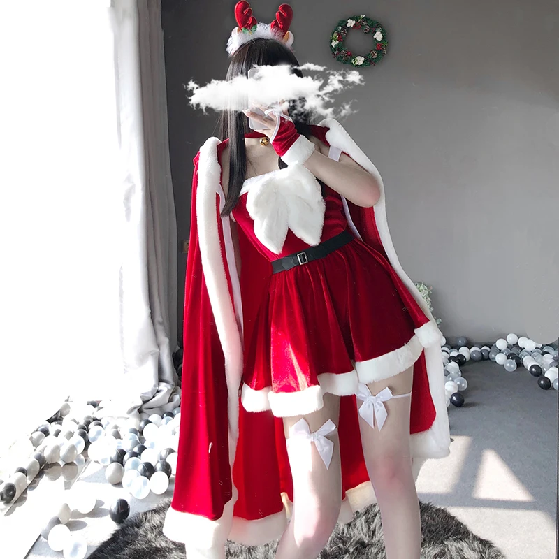 Christmas Xmas Party Lady Miss Santa Claus Cosplay Costume Sexy Uniform Maid Waitress Winter Wrap Chest Bra Tops Skirt Hat Belt
Christmas Xmas Party Lady Miss Santa Claus Cosplay Costume Sexy Uniform Maid Waitress Winter Wrap Chest Bra Tops Skirt Hat Belt
