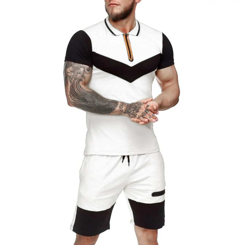 2021 New Men Sportswear Summer Casual Sports Suit Colorblock Sweatshirt Shorts Outdoor Mens Jogger Set Sports Running Clothes
2021 New Men Sportswear Summer Casual Sports Suit Colorblock Sweatshirt Shorts Outdoor Mens Jogger Set Sports Running Clothes
