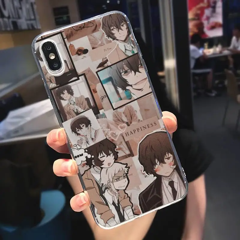 Bungo Stray Dog Anime Phone Case Transparent for iPhone 6 7 8 11 12 s mini pro X XS XR MAX Plus
Bungo Stray Dog Anime Phone Case Transparent for iPhone 6 7 8 11 12 s mini pro X XS XR MAX Plus