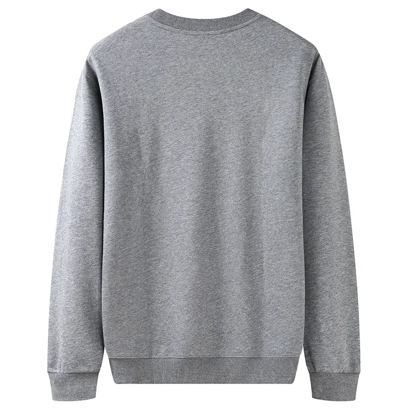 New style men's fattening plus size casual round neck printed long sleeve sweater in autumn 2020 
New style men's fattening plus size casual round neck printed long sleeve sweater in autumn 2020