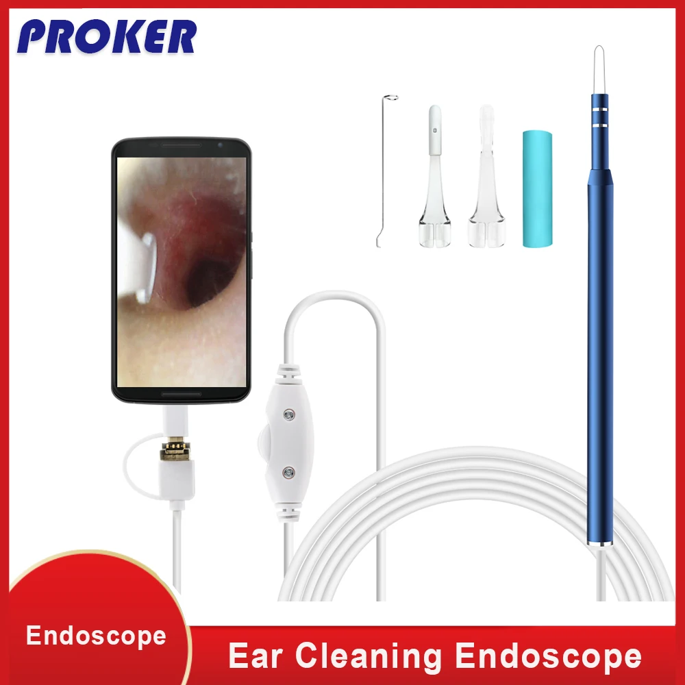 3 in 1 USB OTG Visual Ear Cleaning Endoscope Spoon Functional Diagnostic Tool Ear Cleaner Android 720P Camera Ear Pick
3 in 1 USB OTG Visual Ear Cleaning Endoscope Spoon Functional Diagnostic Tool Ear Cleaner Android 720P Camera Ear Pick