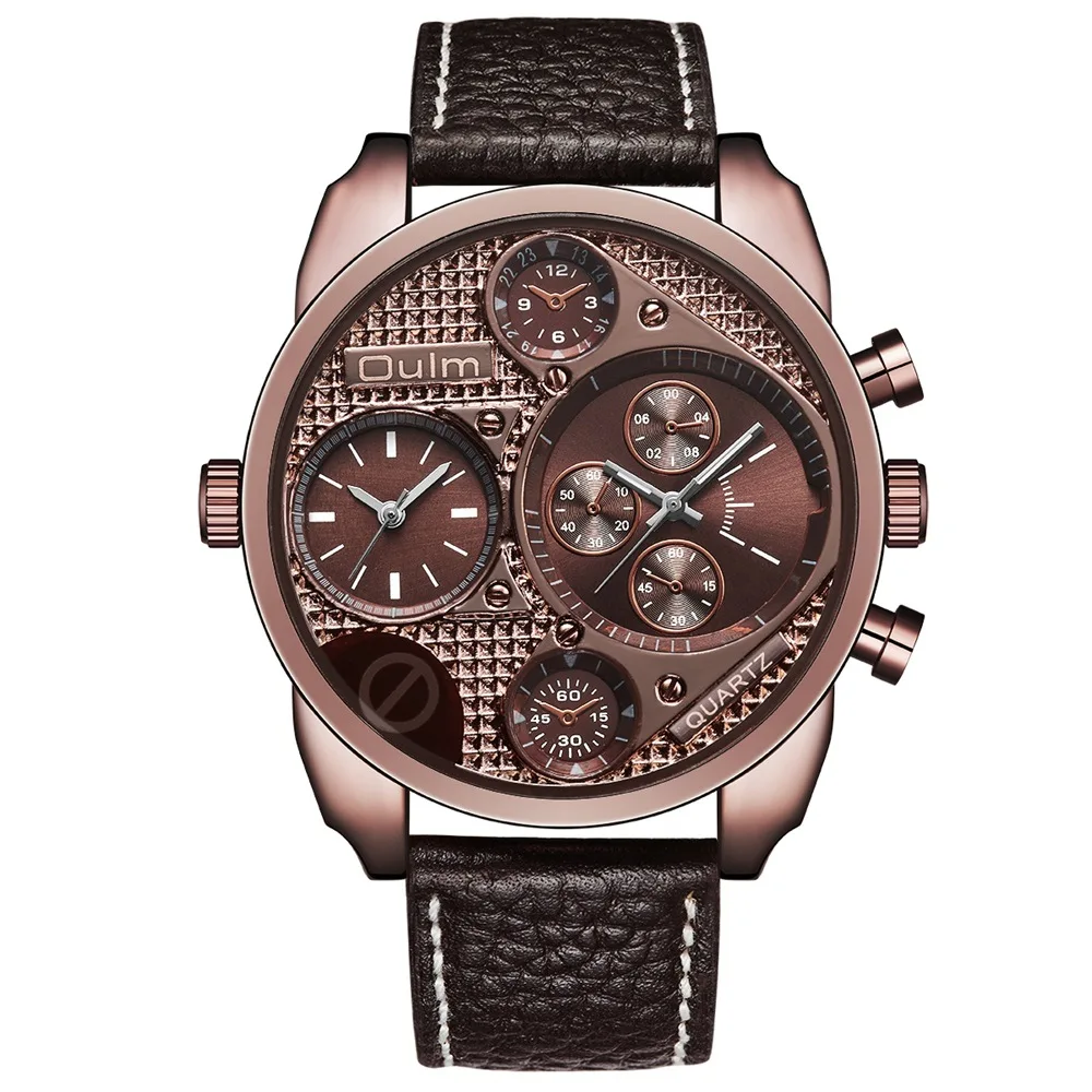 Ooulmhp9316 Men's Leisure Quartz Watch Japanese Movement Fashion Personality Decorative Dial Double Time Zone
Ooulmhp9316 Men's Leisure Quartz Watch Japanese Movement Fashion Personality Decorative Dial Double Time Zone