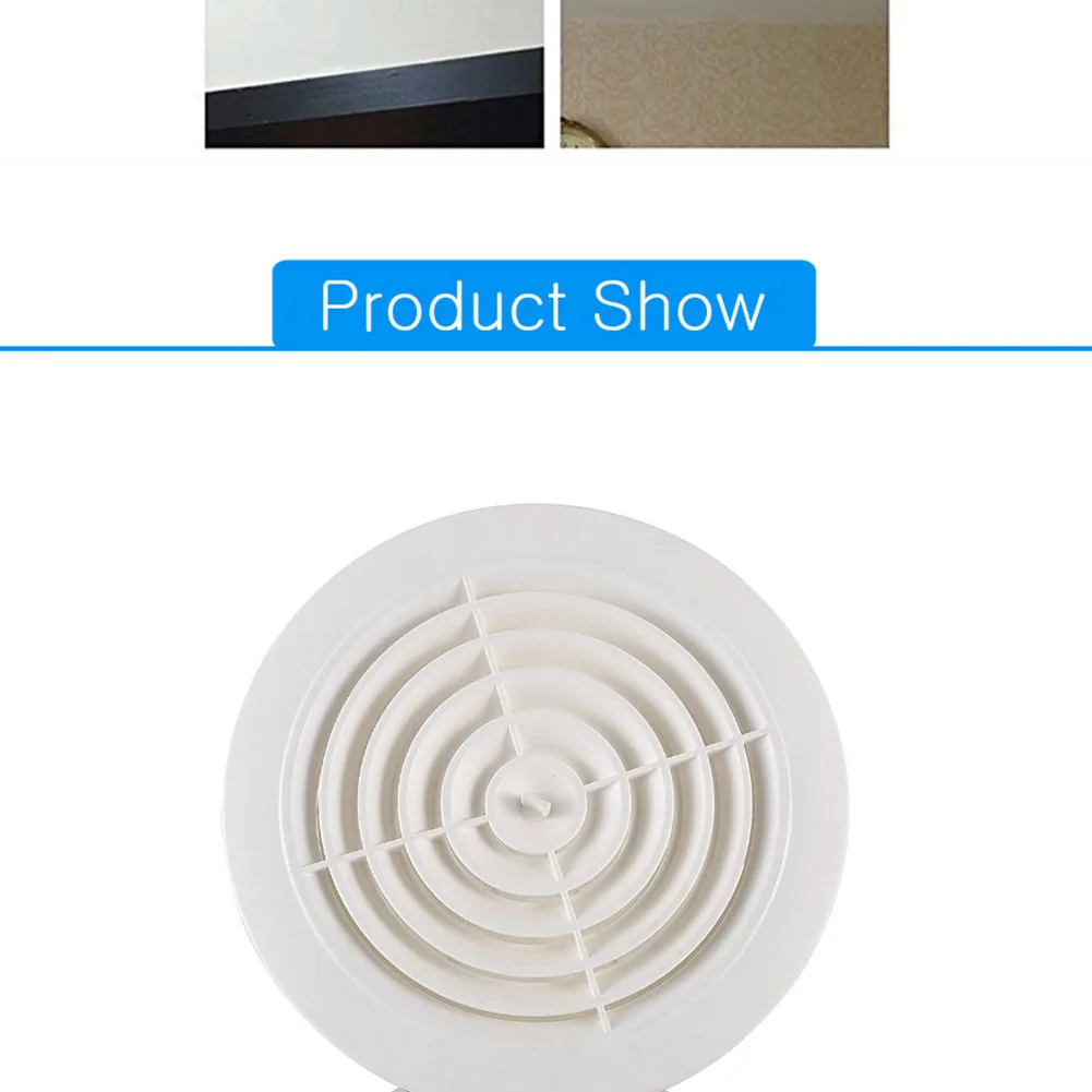 Air Vent Louver Grille Cover Outlet Adjustable Round Ducting Ceiling Wall Hole Exhaust Vent Ventilation Kitchen Bath Air Outlet
Air Vent Louver Grille Cover Outlet Adjustable Round Ducting Ceiling Wall Hole Exhaust Vent Ventilation Kitchen Bath Air Outlet