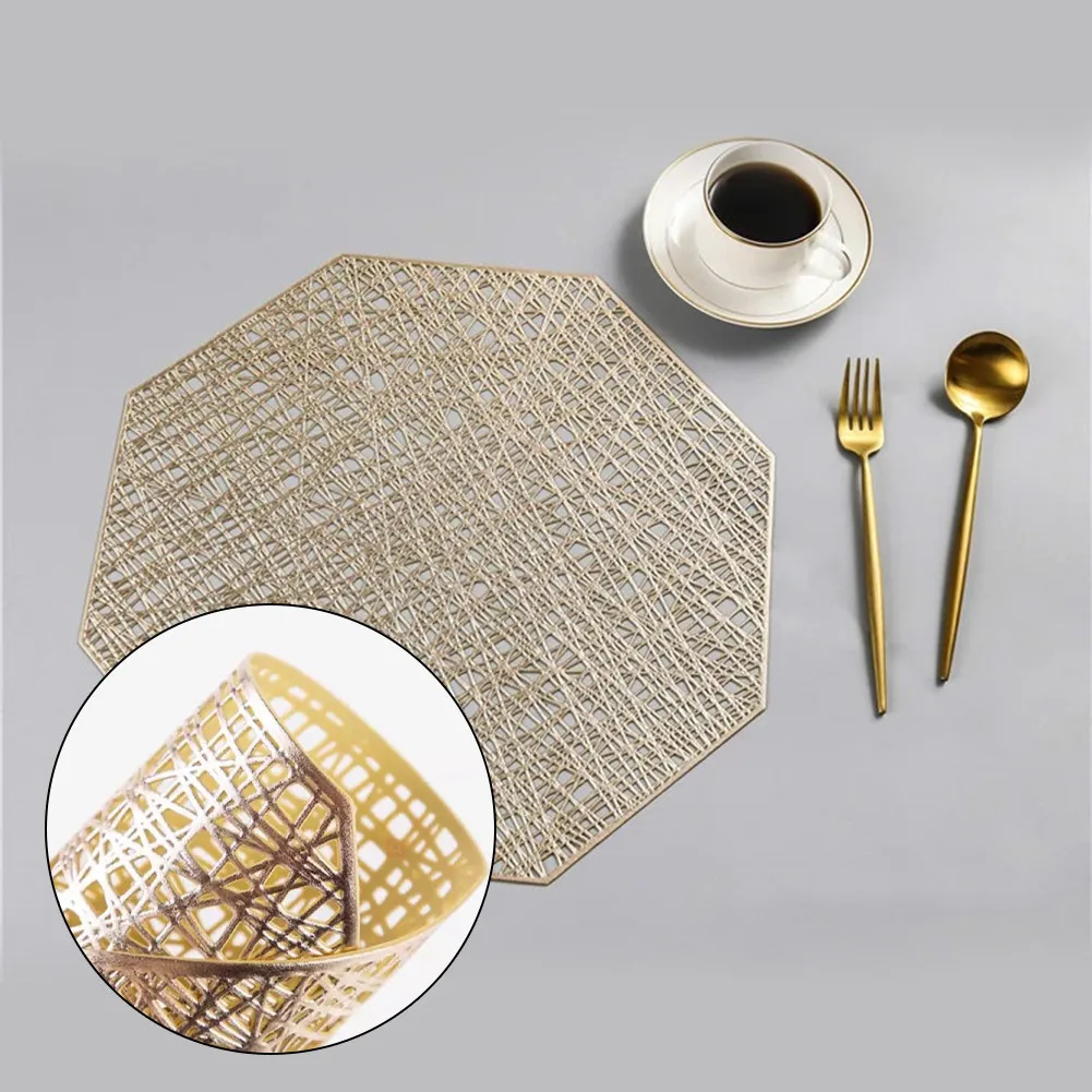 6pcs 38*38cm Octagonal Creative Octagonal Hollow Heat Insulation Pad Non-slip PVC Placemat In Stock Drop Shipping
6pcs 38*38cm Octagonal Creative Octagonal Hollow Heat Insulation Pad Non-slip PVC Placemat In Stock Drop Shipping