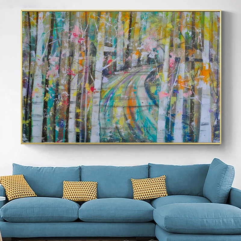 Modern Abstract Nature Path Colorful Canvas Painting Wall Art Artistic Poster And Prints For Living Room Home Decor Cuadros
Modern Abstract Nature Path Colorful Canvas Painting Wall Art Artistic Poster And Prints For Living Room Home Decor Cuadros