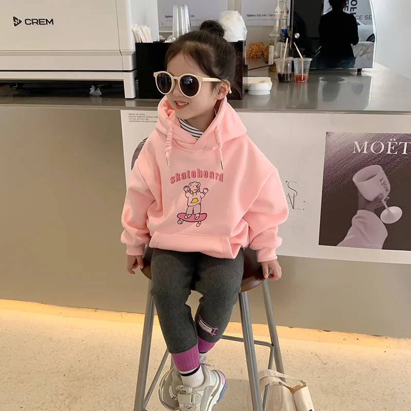 Girls' hoodies autumn winter 2021 new Pullover Top Korean children's Plush Hoodie top coat 5-147
Girls' hoodies autumn winter 2021 new Pullover Top Korean children's Plush Hoodie top coat 5-147