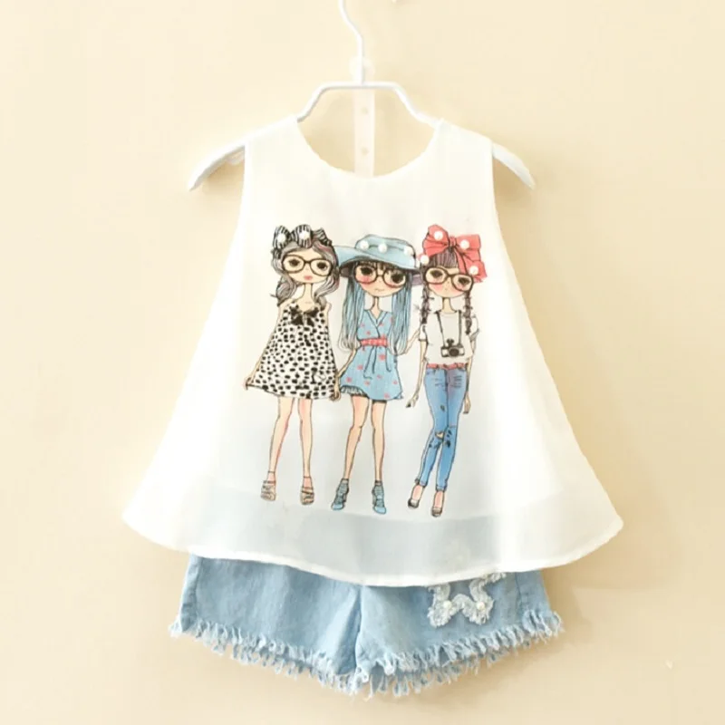 2022 Summer Brand Suit For Children Girls Fashion Baby Chiffon Vest Shorts Set Girl Clothes Toddler 3 8 10 Years Kids Clothing
2022 Summer Brand Suit For Children Girls Fashion Baby Chiffon Vest Shorts Set Girl Clothes Toddler 3 8 10 Years Kids Clothing