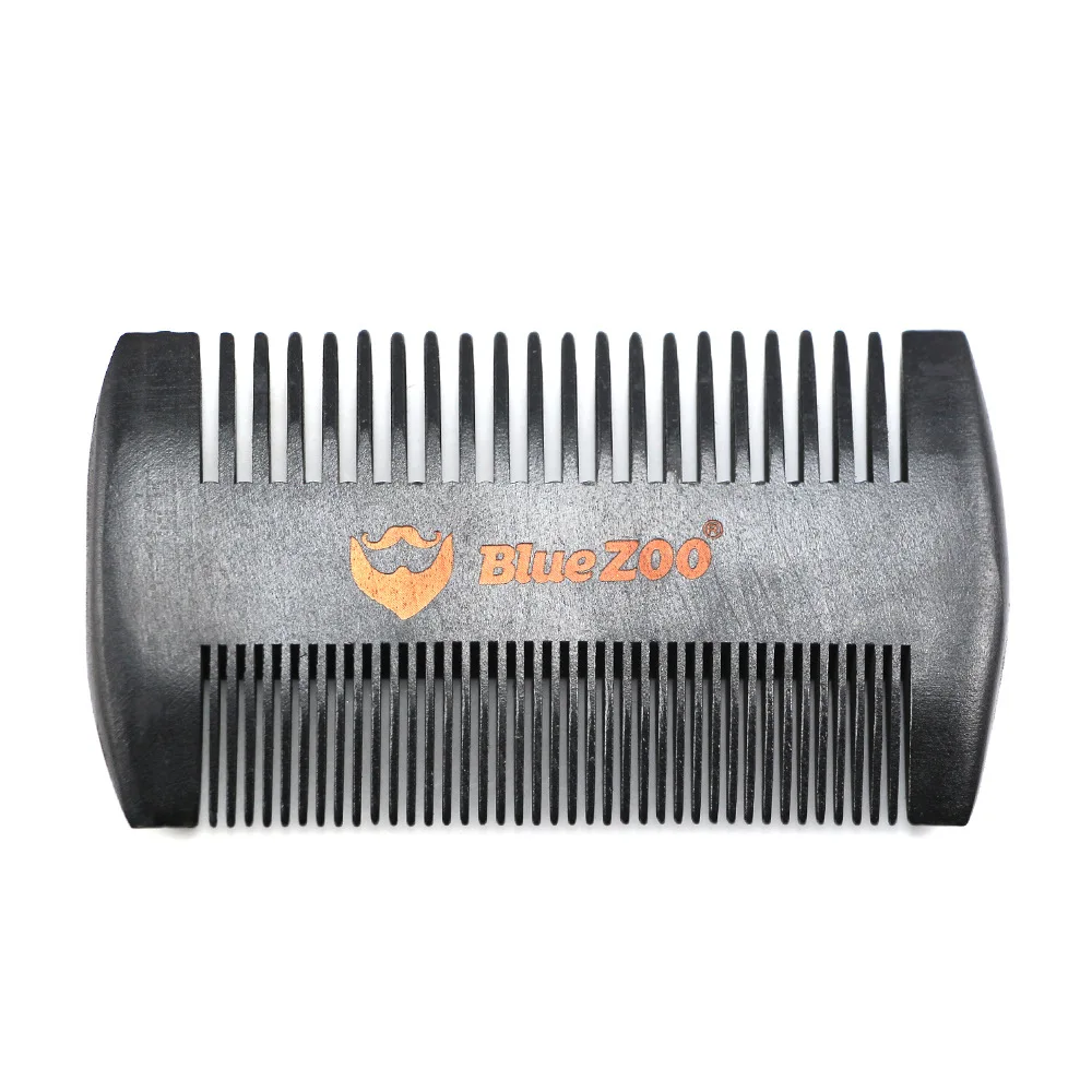 Bluezoo Cross-Border E-Commerce Black Painted Pear Wood Double-Sided Beard Comb Beard Portable Care Antistatic Wood Comb
Bluezoo Cross-Border E-Commerce Black Painted Pear Wood Double-Sided Beard Comb Beard Portable Care Antistatic Wood Comb