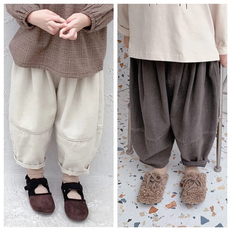 2020 Autumn New Baby Girls Pants Korean Loose Solid Harem Pants For Girl Kids Casual Cotton Trousers 2 3 4 5 6 Years Child Pants
2020 Autumn New Baby Girls Pants Korean Loose Solid Harem Pants For Girl Kids Casual Cotton Trousers 2 3 4 5 6 Years Child Pants