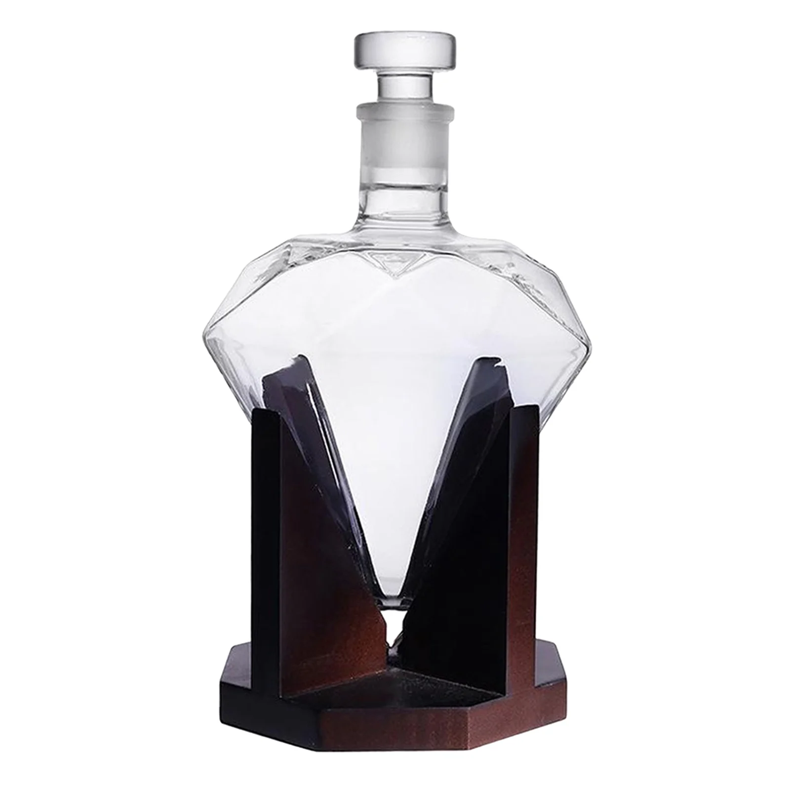 Glassware Diamond Whisky Decanter Clear Glass Decanter with Stand for Liquor Wine Bottle Club Tool Groomsmen Gifts
Glassware Diamond Whisky Decanter Clear Glass Decanter with Stand for Liquor Wine Bottle Club Tool Groomsmen Gifts