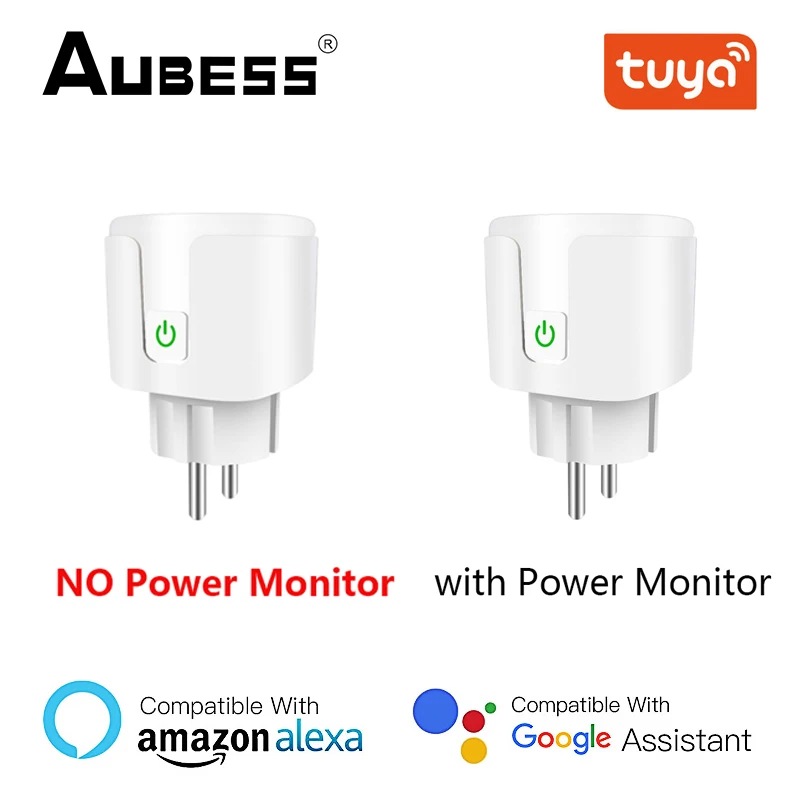 Smart WiFi Socket Adapter 20A Remote Voice Control Power Monitor Plug Timing Function Work With Alexa Google Home Tuya EU
Smart WiFi Socket Adapter 20A Remote Voice Control Power Monitor Plug Timing Function Work With Alexa Google Home Tuya EU