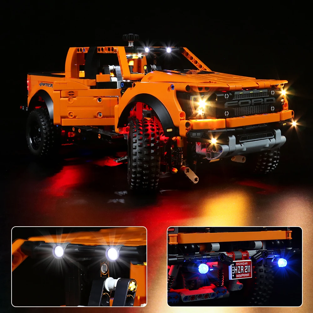 Набор для брикетирования со светодиодсветильник кой для 42126 Ford F-150 Raptor Коллекционная модель автомобиля игрушка (без модели строительных бло...
Набор для брикетирования со светодиодсветильник кой для 42126 Ford F-150 Raptor Коллекционная модель автомобиля игрушка (без модели строительных бло...