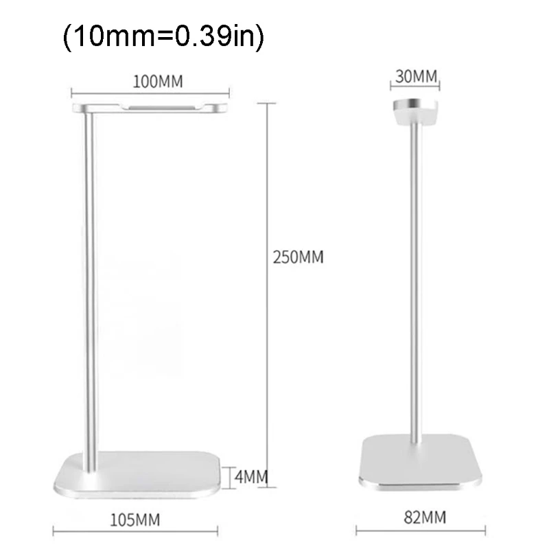 Earphone Hanger Holder Headphone Stand Rack Sturdy Non-Slip Aluminum Alloy Gaming Headset Bracket with Solid Base for Table Desk
Earphone Hanger Holder Headphone Stand Rack Sturdy Non-Slip Aluminum Alloy Gaming Headset Bracket with Solid Base for Table Desk