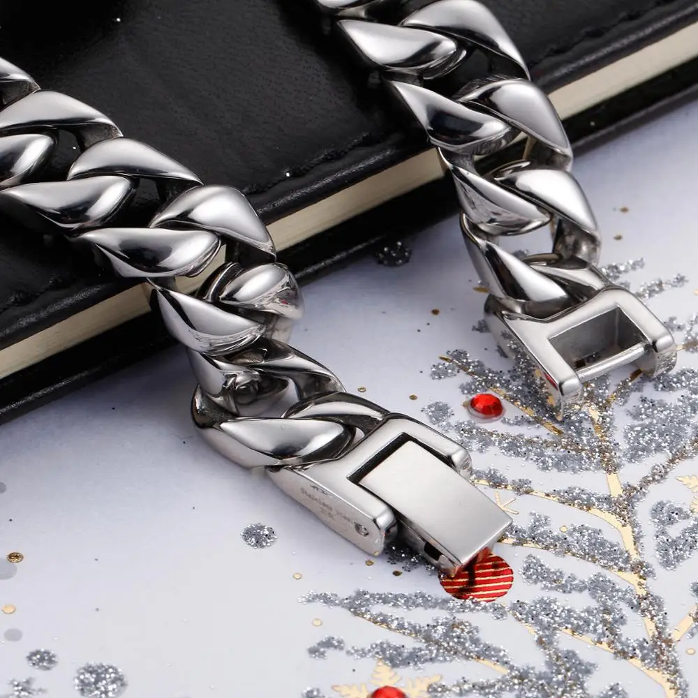 Free Shipping Blessing Stainless Steel Bracelets Punk Metal Men's Bracelet Lucky Jewelry Gift Jewels Store
Free Shipping Blessing Stainless Steel Bracelets Punk Metal Men's Bracelet Lucky Jewelry Gift Jewels Store