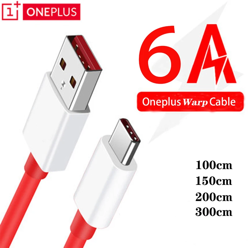 

Oneplus 9 9R Nord 10 Type C Cable 6A Dash Fast Charging USB Data Line For One Plus 1+ 8 7 Pro 7t 7 T 6t 6 5t Warp Charger Cord