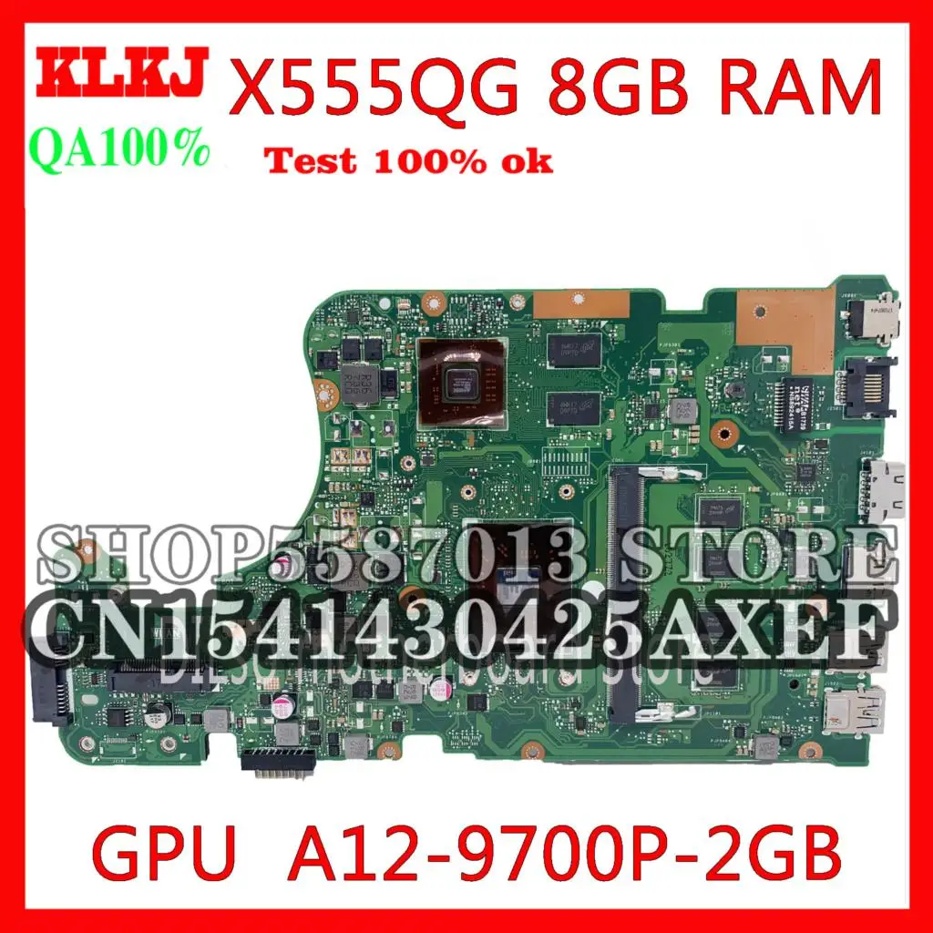 Материнская плата KLKJ X555QG для ноутбука ASUS X555QG, оригинальная материнская плата, 4 ГБ-оперативная память, Φ 2 Гб
Материнская плата KLKJ X555QG для ноутбука ASUS X555QG, оригинальная материнская плата, 4 ГБ-оперативная память, Φ 2 Гб