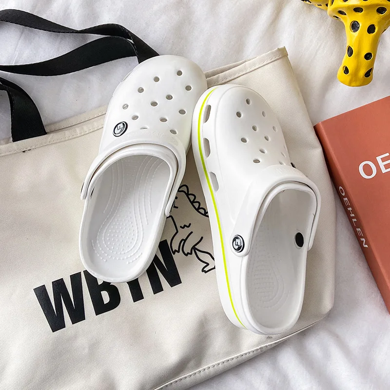 Beach Women's Sandals 2021 Man Sandals Summer Men's Sneakers Flippers Hole Shoes Non-slip 
Beach Women's Sandals 2021 Man Sandals Summer Men's Sneakers Flippers Hole Shoes Non-slip