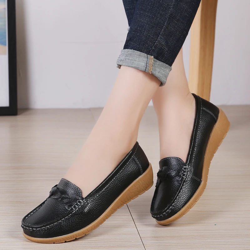 Women Loafers Sheos Ballet Flats Ladies Shoes Genuine Leather Female Spring Moccasins Casual Ballerina Shoes Women Sneakers
Women Loafers Sheos Ballet Flats Ladies Shoes Genuine Leather Female Spring Moccasins Casual Ballerina Shoes Women Sneakers