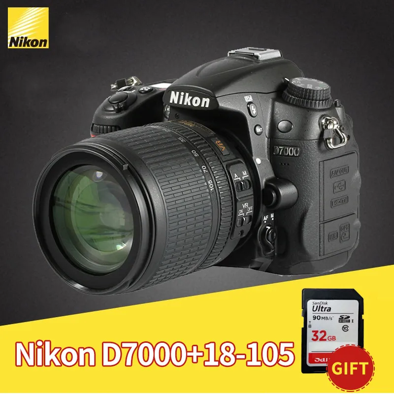 Nikon D7000 DSLR камера с объективом 18-105 мм | Электроника