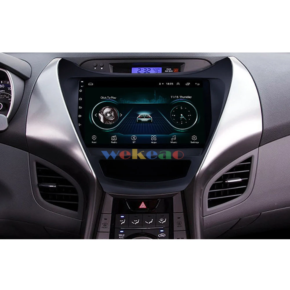 Wekeao Touch Screen 9'' 1 Din Android 9.0 Car Dvd Multimedia Player For Hyundai Elantra Car Radio GPS Navigation 2011-2016 WIFI
Wekeao Touch Screen 9'' 1 Din Android 9.0 Car Dvd Multimedia Player For Hyundai Elantra Car Radio GPS Navigation 2011-2016 WIFI