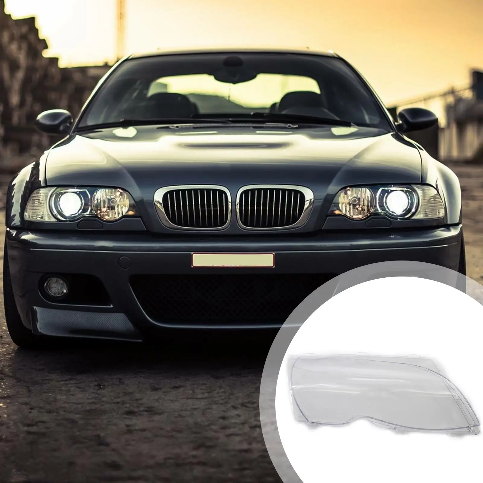 Car Headlight Cover Lightweight Headlight Guard Protector Anti-rust Headlight Protector Cover Sturdy for BMW E46, 2002-2005
Car Headlight Cover Lightweight Headlight Guard Protector Anti-rust Headlight Protector Cover Sturdy for BMW E46, 2002-2005