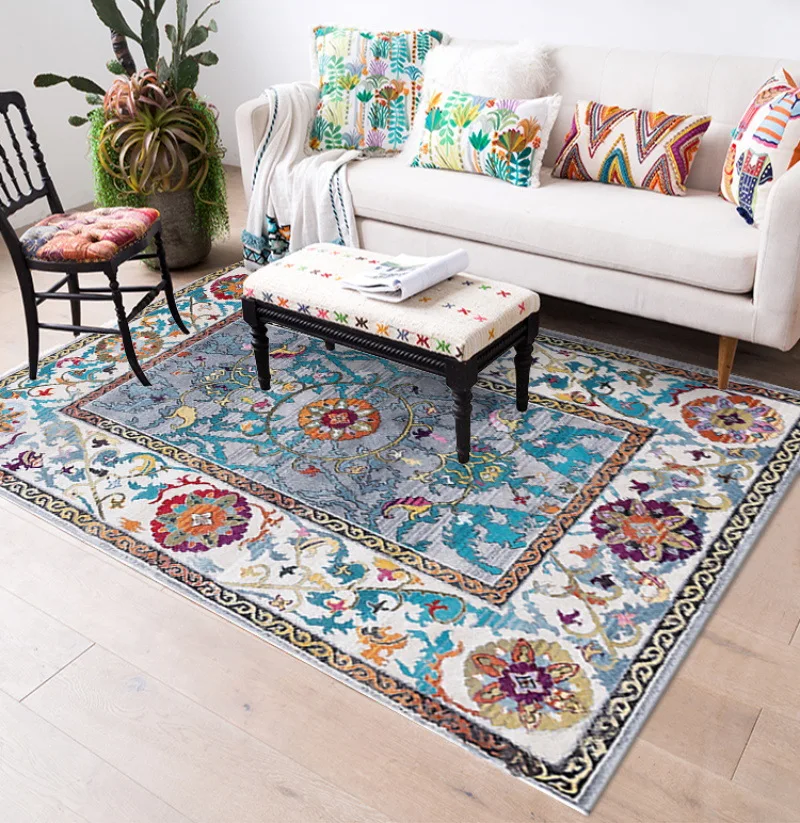 Bohemia Style Carpet for Living Room Retro Vintage Bedroom Study Area Rugs Non- Slip Absorbent Floor Mat Turkey Home Decoration
Bohemia Style Carpet for Living Room Retro Vintage Bedroom Study Area Rugs Non- Slip Absorbent Floor Mat Turkey Home Decoration