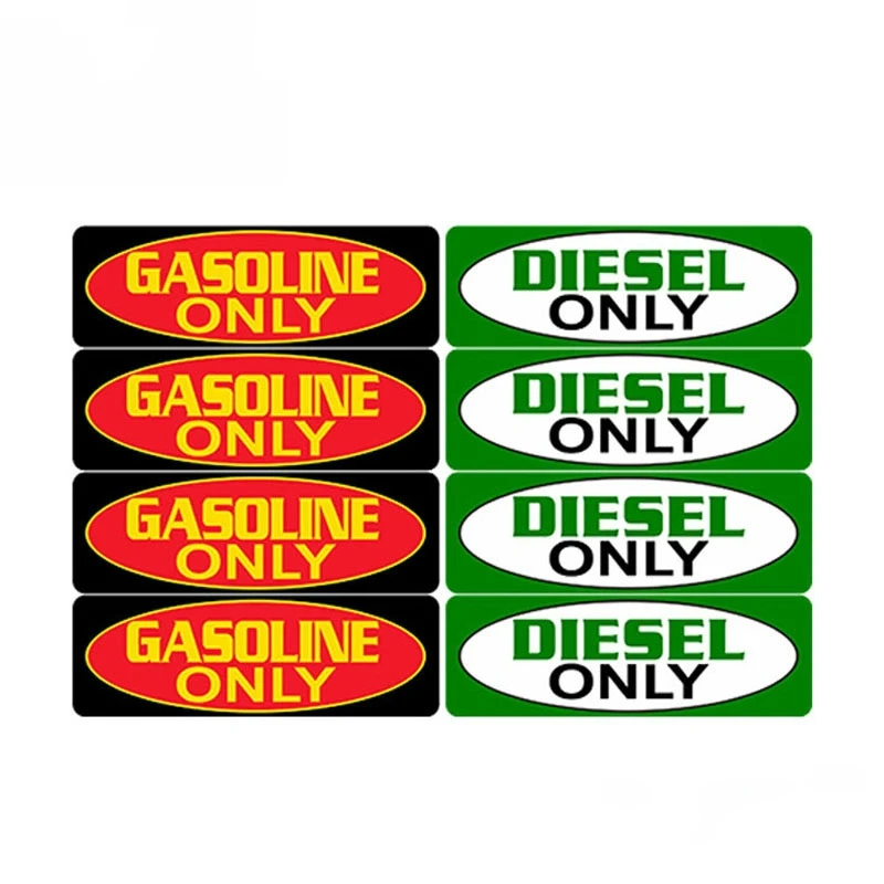8 X Diesel Fuel Only Gas Fuel Only Sticker Creative Decal Set Gasoline Diesel Label Car Stickers for AUTO MOTO Truck ,10cm*3cm
8 X Diesel Fuel Only Gas Fuel Only Sticker Creative Decal Set Gasoline Diesel Label Car Stickers for AUTO MOTO Truck ,10cm*3cm
