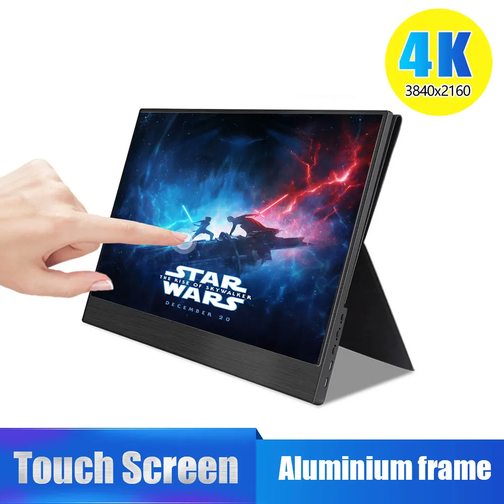Портативный монитор 4K Touch 15,6, ультратонкий IPS ЖК-дисплей 13,3 дюйма 3840x2160 с Type C для компьютера, ноутбука, PS4
Портативный монитор 4K Touch 15,6, ультратонкий IPS ЖК-дисплей 13,3 дюйма 3840x2160 с Type C для компьютера, ноутбука, PS4