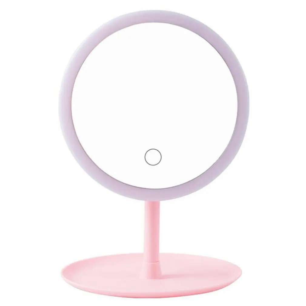 Make Up Mirror With Light LED Charging Desktop Mirror USB Charging Three Color Light Soft Light Adjustable Degrees Of Mirror
Make Up Mirror With Light LED Charging Desktop Mirror USB Charging Three Color Light Soft Light Adjustable Degrees Of Mirror