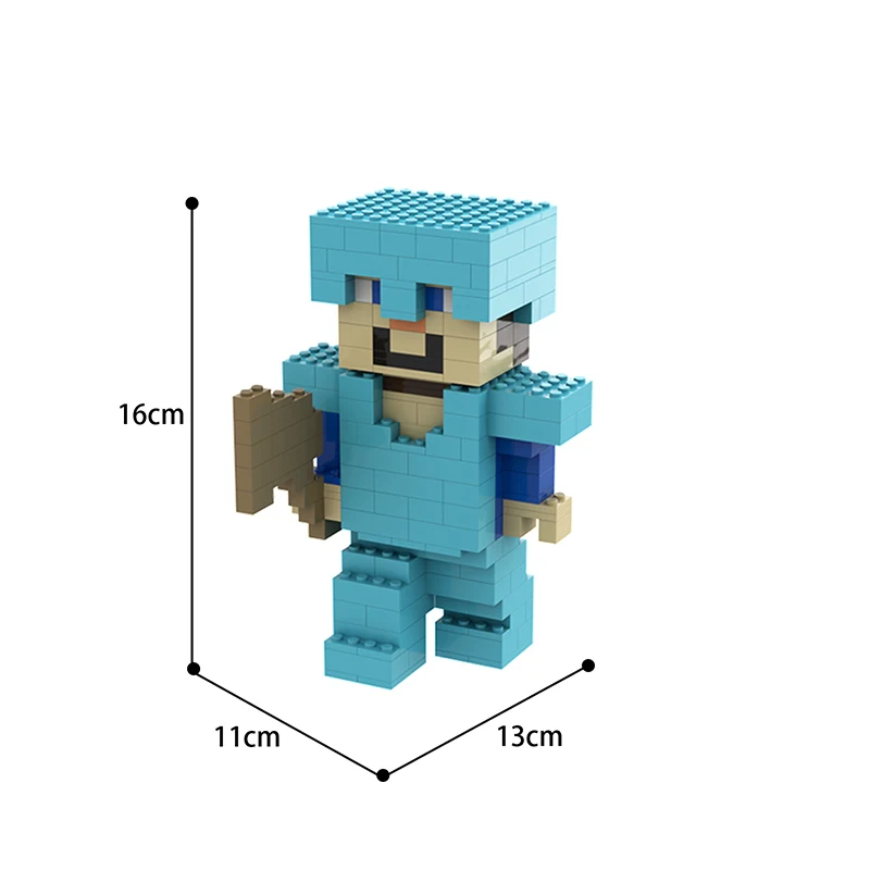 MOC Steve Mini Cartoon People Classic Game Protagonist Adventurer Explorer Creativity Brain Game DIY Toys Children Birthday Gift
MOC Steve Mini Cartoon People Classic Game Protagonist Adventurer Explorer Creativity Brain Game DIY Toys Children Birthday Gift