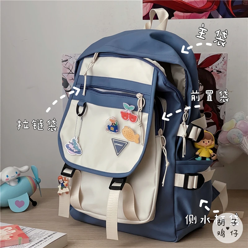 YJ837 Student schoolbag female Korean Harajuku ulzzang large capacity backpack literary retro backpack 
YJ837 Student schoolbag female Korean Harajuku ulzzang large capacity backpack literary retro backpack
