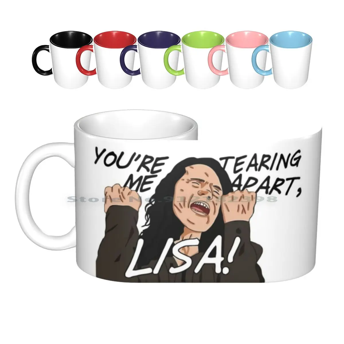 

You're Tearing Me Apart , Lisa Ceramic Mugs Coffee Cups Milk Tea Mug The Room Wiseau Mesem Greg Sestero The Disaster Artist