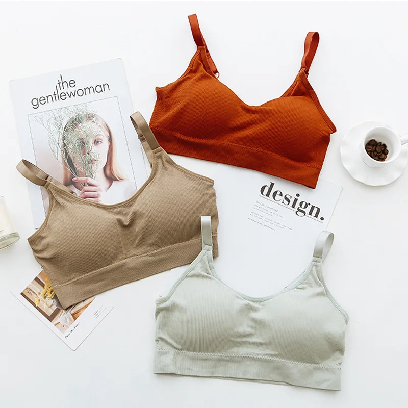 No Rims With Pads Sports Bra For Women Push Up Bralette Average Size Breathable Soft Elastic 6 Colors Crop Top
No Rims With Pads Sports Bra For Women Push Up Bralette Average Size Breathable Soft Elastic 6 Colors Crop Top