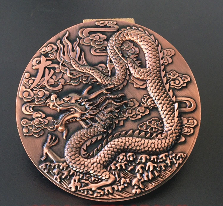 Pure copper, twelve Chinese Zodiac dragon copper plate, handicrafts collection 
Pure copper, twelve Chinese Zodiac dragon copper plate, handicrafts collection
