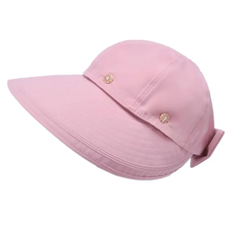 Women Summer Bowknot Sun Visor Hat Detachable Empty Top UV Protection Beach Cap
Women Summer Bowknot Sun Visor Hat Detachable Empty Top UV Protection Beach Cap