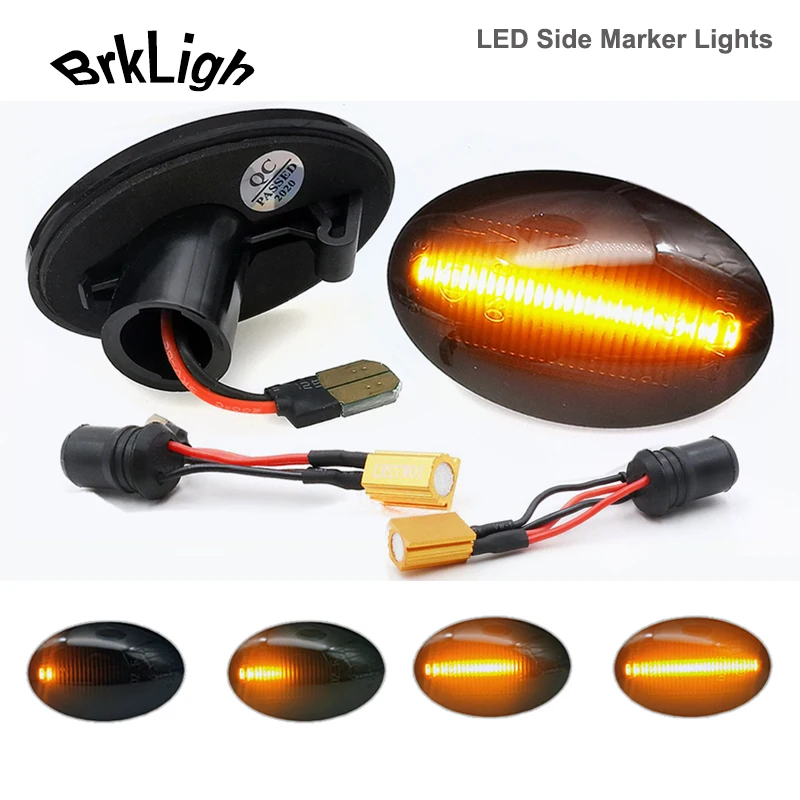 2Pcs Car Dynamic LED Side Marker Light Indicator Repeater Lamps For Opel Meriva A Corsa C B Astra F Combo C Tirgra A Sintra
2Pcs Car Dynamic LED Side Marker Light Indicator Repeater Lamps For Opel Meriva A Corsa C B Astra F Combo C Tirgra A Sintra