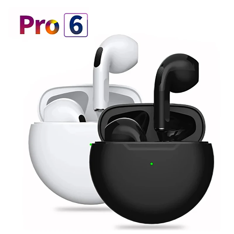 Mini Pro 6 TWS Wireless Headphones Bluetooth Earphone Earbuds Bass Headset Air Pro 6 Sport Earpiece With Mic For iPhone Xiaomi
Mini Pro 6 TWS Wireless Headphones Bluetooth Earphone Earbuds Bass Headset Air Pro 6 Sport Earpiece With Mic For iPhone Xiaomi
