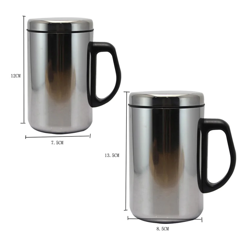 Kitchen Stainless Steel Coffee Mug With Lid Bar Double Wall Drinking Milk Office Large Capacity Thermal Insulated 350/500ml
Kitchen Stainless Steel Coffee Mug With Lid Bar Double Wall Drinking Milk Office Large Capacity Thermal Insulated 350/500ml
