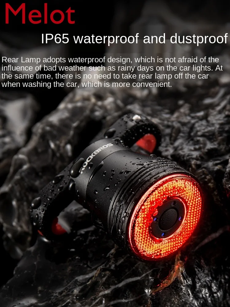 Bicycle Taillight Intelligent Induction Stop Lamp Mountain Highway Vehicle Night Riding Warning Light Cycling Fixture
Bicycle Taillight Intelligent Induction Stop Lamp Mountain Highway Vehicle Night Riding Warning Light Cycling Fixture
