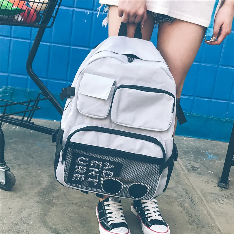 Collenge Style 2022 High Quality Oxford Junior School Students School bags Mesh Tide Travel Bag Leisure Girls Laptop Backpack
Collenge Style 2022 High Quality Oxford Junior School Students School bags Mesh Tide Travel Bag Leisure Girls Laptop Backpack