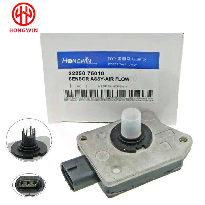 22250-75010 новый датчик массового расхода воздуха для Toyota 4runner T100 Tacoma 2.4L 2.7L Dyna 200 Hiace Hilux Land Cruiser AFH7009
22250-75010 новый датчик массового расхода воздуха для Toyota 4runner T100 Tacoma 2.4L 2.7L Dyna 200 Hiace Hilux Land Cruiser AFH7009