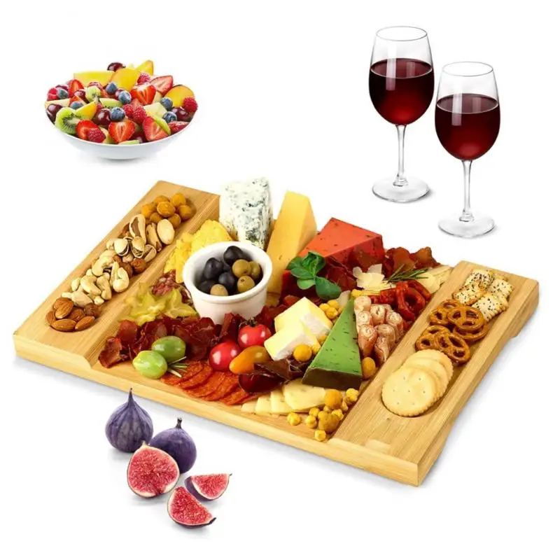 Bamboo Cheese Board Cutting Boards Natural Wooden Fruit Tray Kitchen Charcuterie Platter Home Outdoor Serving Food Trays Tools
Bamboo Cheese Board Cutting Boards Natural Wooden Fruit Tray Kitchen Charcuterie Platter Home Outdoor Serving Food Trays Tools