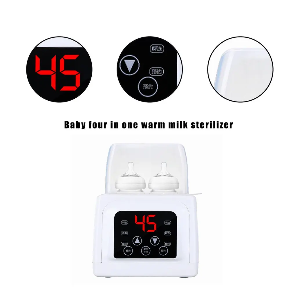Baby Bottle Warmer Bottle Sterilizer Smart Portable Bottle Warmer for Breast Milk or Formula Electric Bottle Warmer for Food
Baby Bottle Warmer Bottle Sterilizer Smart Portable Bottle Warmer for Breast Milk or Formula Electric Bottle Warmer for Food