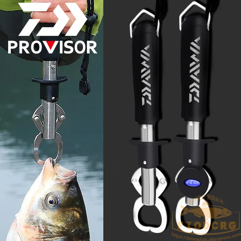 DAWA Weighed Measured Fish Gripper Holder Grabber Pliers Stainless Steel Fishing Tool Tackle Accessories Fish Clamp Device Lures
DAWA Weighed Measured Fish Gripper Holder Grabber Pliers Stainless Steel Fishing Tool Tackle Accessories Fish Clamp Device Lures