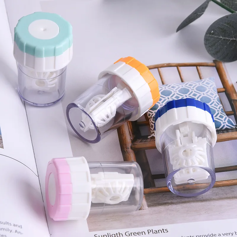 2022 Contact Lens Cleaner Case Protable Box Manual Rotation Type Plastic Container Storage Holder For Travel Eyes Travel Kit
2022 Contact Lens Cleaner Case Protable Box Manual Rotation Type Plastic Container Storage Holder For Travel Eyes Travel Kit