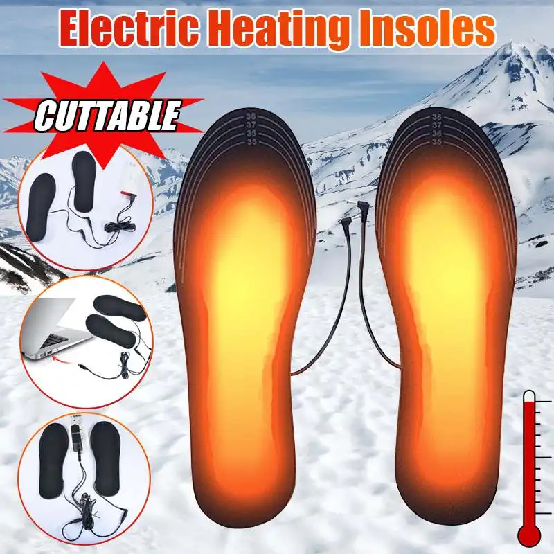 USB Electric Heated Insoles Women Men Heating Shoe Insole Winter Warm Insoles For Shoes Boots Heater Warm Foot Pads Insert
USB Electric Heated Insoles Women Men Heating Shoe Insole Winter Warm Insoles For Shoes Boots Heater Warm Foot Pads Insert