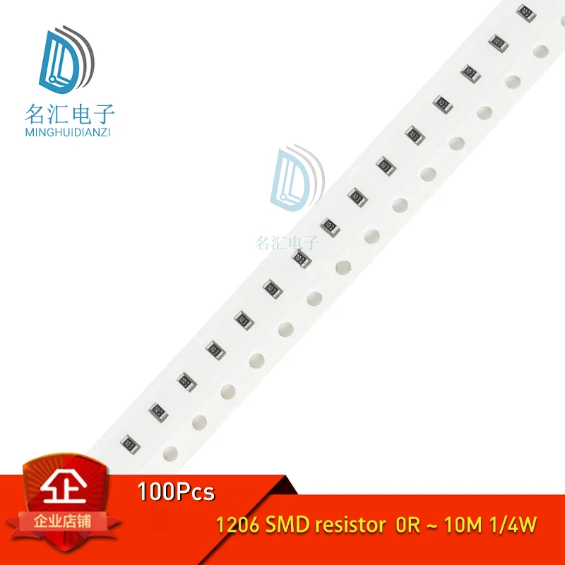 100 шт. 1206 резистор SMD точность 1% 0 Ом ~ 10 м Ом 1K 2,2 K 10K 100K 1R 10R 100R 150R 220R 330R 0 1 10 100 150 220 330 470 Ом
100 шт. 1206 резистор SMD точность 1% 0 Ом ~ 10 м Ом 1K 2,2 K 10K 100K 1R 10R 100R 150R 220R 330R 0 1 10 100 150 220 330 470 Ом