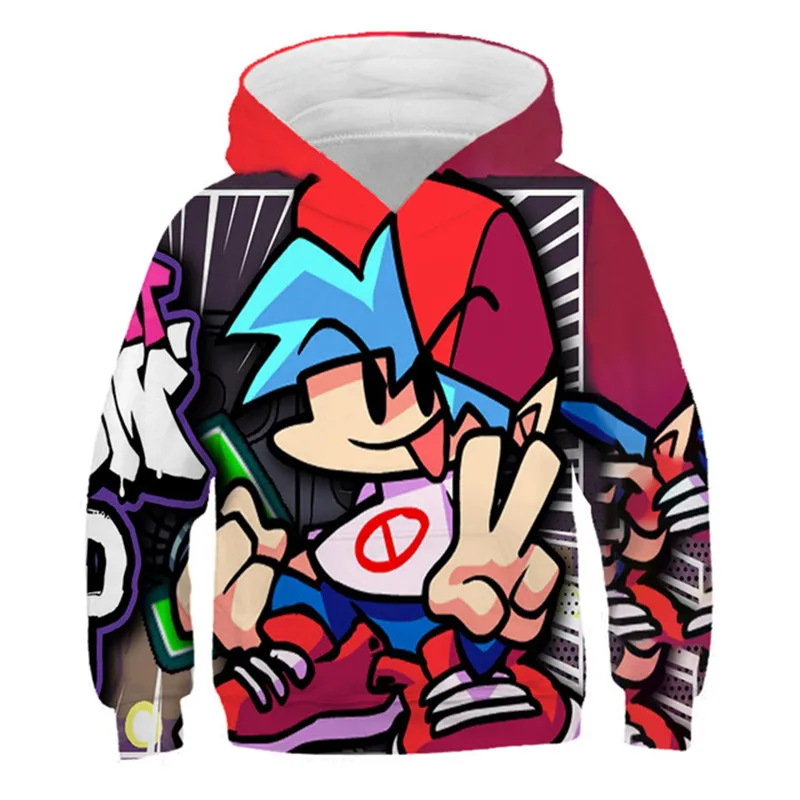 Children Clothing Video Game Kids Clothes Friday Night Funkin Hoodie 3D Sweatshirt Long Sleeve Tracksuit Harajuku Streetwear
Children Clothing Video Game Kids Clothes Friday Night Funkin Hoodie 3D Sweatshirt Long Sleeve Tracksuit Harajuku Streetwear